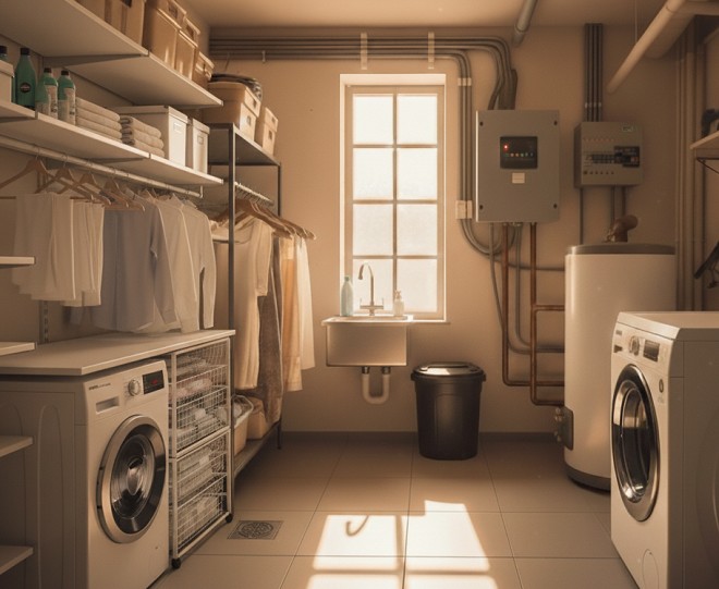 Technická miestnosť v dome